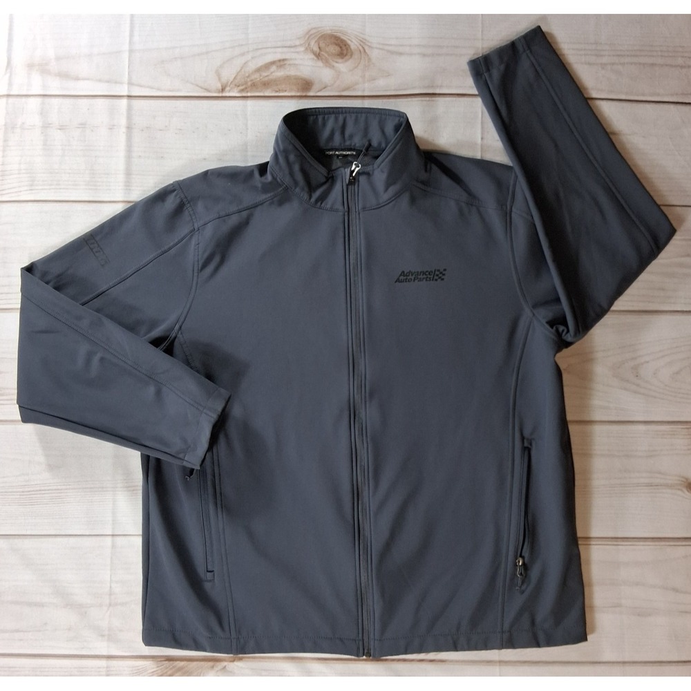 Port Authority Mens 3XL J317 Soft Shell Jacket Advance Auto Parts Carquest Gray